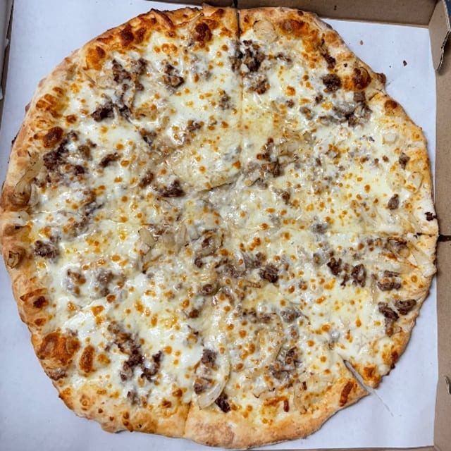 Philly Steak Pizza.