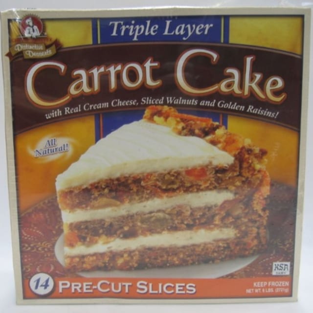 Full cake (14 piece) Carrot cake.