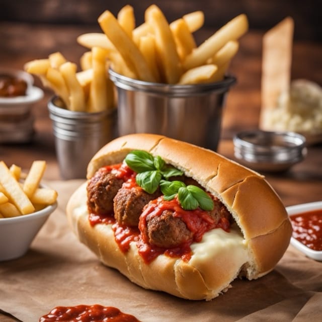 Meatball Parm Sub.