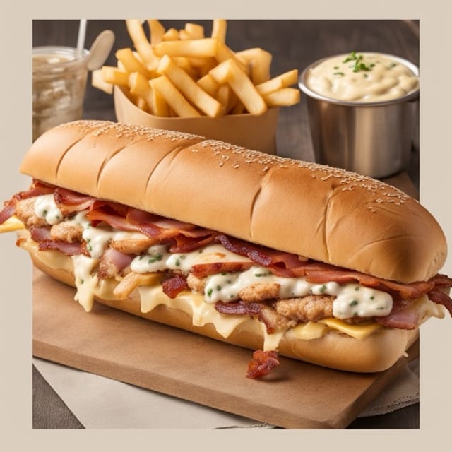 Chicken Carbonara Sub.