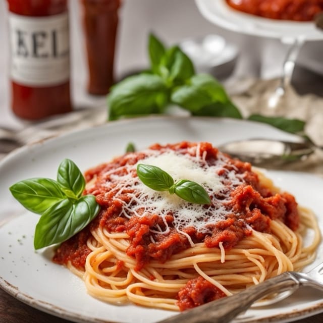 Spaghetti with Sauce.