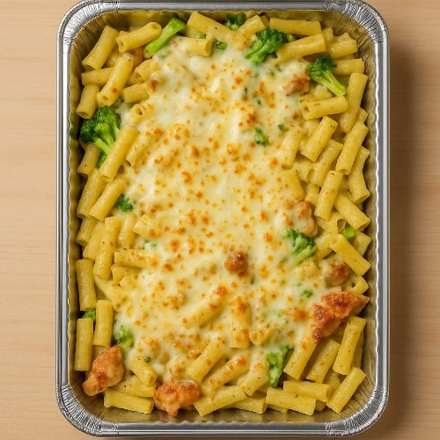 Chicken Broccoli Alfredo.