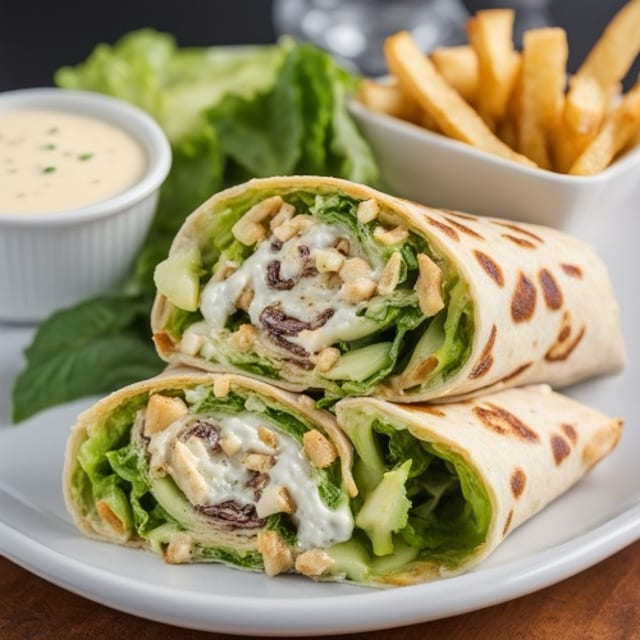 Chicken Caesar Wrap.