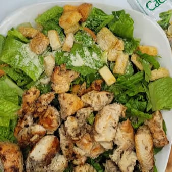 Grilled Chicken Caesar Salad.