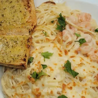 Shrimp Alfredo.